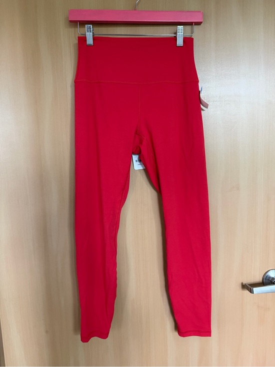 CRZ YOGA Pants - CRZ YOGA women’s High-Rise Active Red Leggings Size M Red